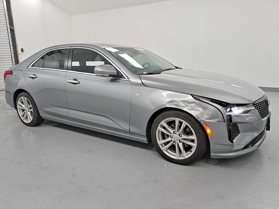 2024 Cadillac Ct4 VIN 1G6DJ5RK8R0125294 COPART salvage auction — FRONT END, TX - CERTIFICATE OF TITLE, sold $10,100 on 2026-07-28 (photo 4)
