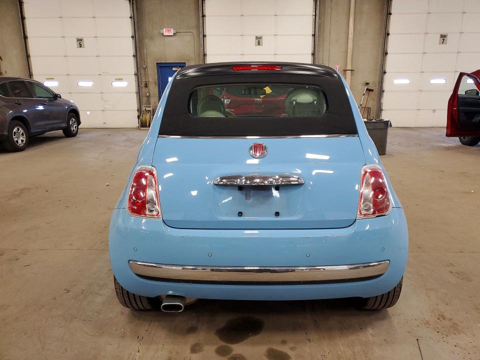 2015 Fiat 500 VIN 3C3CFFER9FT716577 COPART salvage auction — SIDE, Mn - Cert Of Title-Prior Salvage, sold $3,800 on 2026-08-06 (photo 6)
