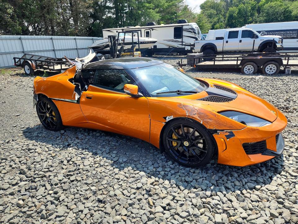 2018 Lotus Evora VIN SCCLMDVNXJHA10486 COPART salvage auction — REAR END, Nj - Cert Of Title-Salvage, sold $16,600 on 2026-08-12 (photo 4)