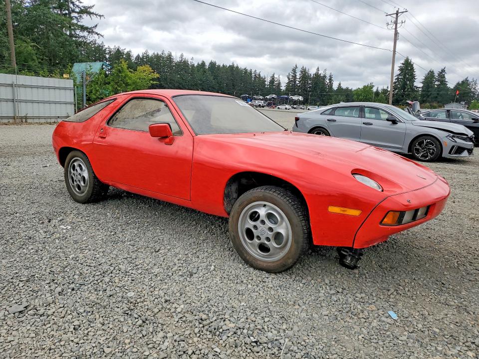 1981 Porsche 928 VIN WP0JA0928BS820789 COPART salvage auction — STRIPPED, Wa - Vehicle Cert Of Ownership-Titl, sold $250 on 2026-07-21 (photo 4)