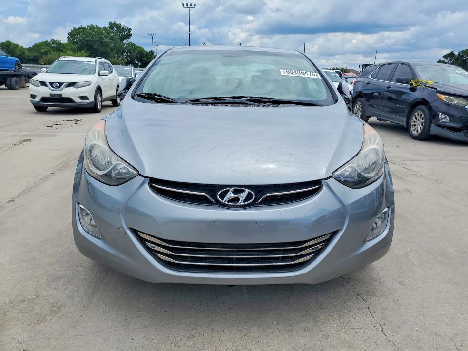 2013 Hyundai Elantra VIN KMHDH4AE5DU518899 COPART salvage auction — WATER/FLOOD, Tx - Salvage Title-Flood Damage, sold $525 on 2026-07-30 (photo 5)