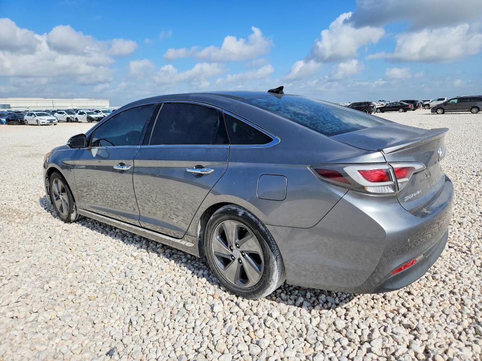 2017 Hyundai Sonata VIN KMHE34L16HA056583 COPART salvage auction — UNDERCARRIAGE, TX - SALVAGE VEHICLE TITLE (P), sold $70 on 2026-07-16 (photo 2)
