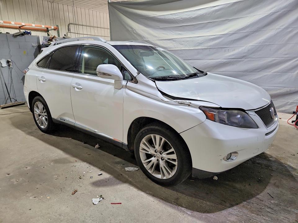 2010 Lexus Rx 450h VIN JTJBC1BAXA2029911 COPART salvage auction — FRONT END, PA - CERTIFICATE OF SALVAGE, sold $2,950 on 2026-07-21 (photo 4)