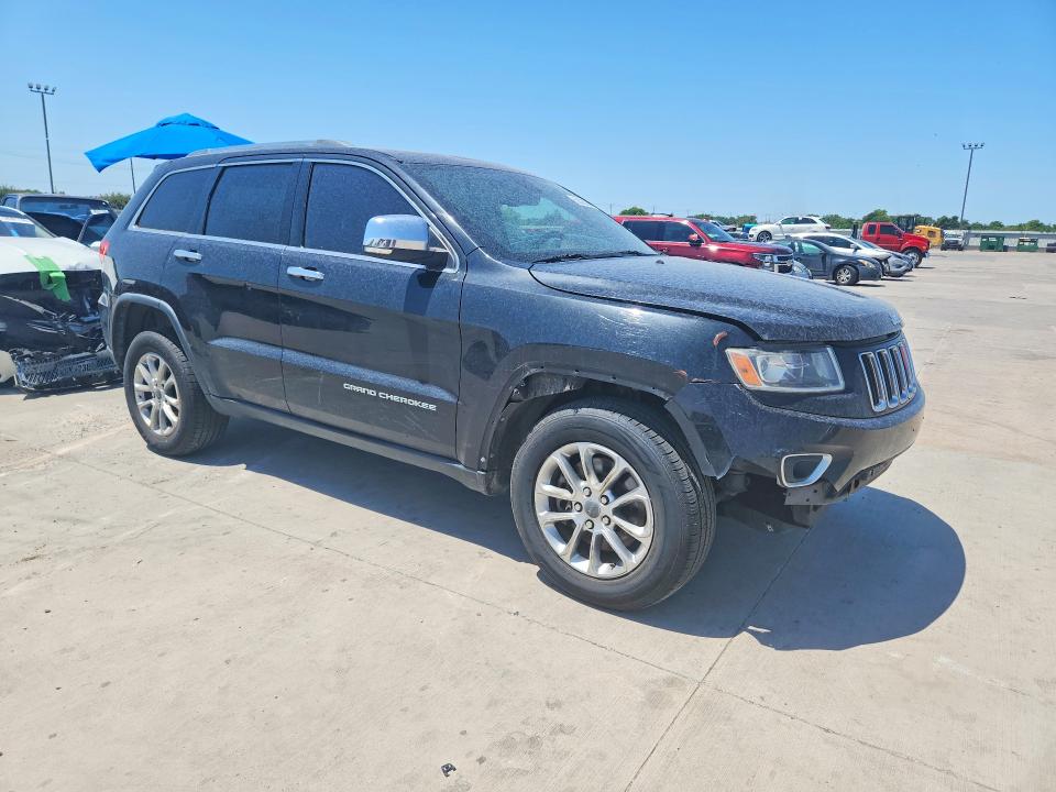 2014 Jeep Grand cherokee VIN 1C4RJFBT8EC139703 COPART salvage auction — FRONT END, Tx - Certificate Of Title, sold $2,150 on 2026-07-09 (photo 4)
