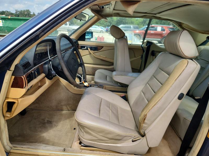 1987 Mercedes-benz 560 VIN WDBCA45D4HA304613 COPART salvage auction — MECHANICAL, FL - CERTIFICATE OF TITLE, sold $1,900 on 2026-07-28 (photo 7)