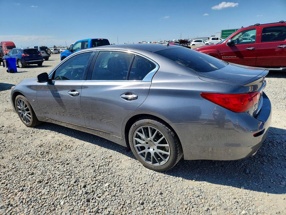 2015 Infiniti Q50 VIN JN1BV7AR5FM406862 COPART salvage auction — HAIL, Salvage Title, sold $7,000 on 2026-07-28 (photo 2)