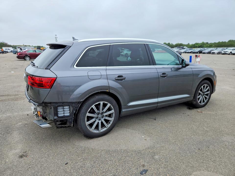 2019 Audi Q7 VIN WA1LAAF76KD001583 COPART salvage auction — REAR END, Ny - Mv-907A Salvage Certificate, sold $8,000 on 2026-07-15 (photo 3)