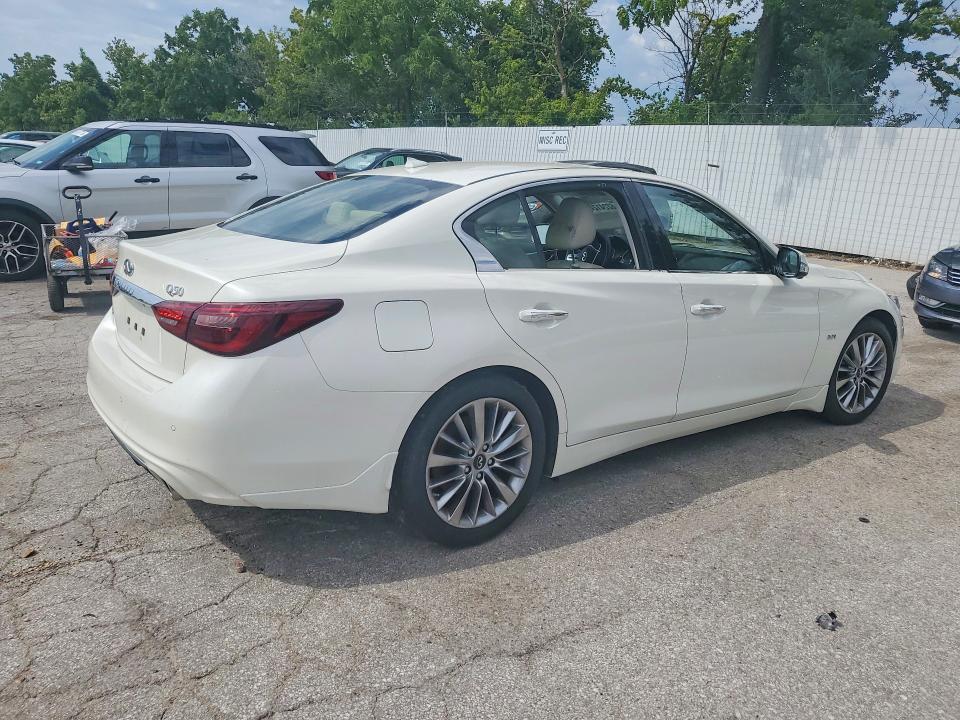 2019 Infiniti Q50 VIN JN1EV7AR0KM551105 COPART salvage auction — VANDALISM, Mo - Salvage Certificate Of Title, sold $9,200 on 2026-08-14 (photo 3)