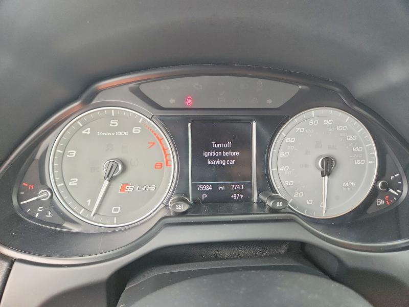 2014 Audi Sq5 VIN WA1CGAFPXEA046658 COPART salvage auction — REAR END, Fl - Certificate Of Destruction, sold $3,500 on 2026-07-16 (photo 9)