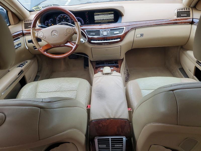 2013 Mercedes-benz S-klasse VIN WDDNG9EB5DA526033 COPART salvage auction — REAR END, NY - MV-907A SALVAGE CERTIFICATE, sold $80 on 2026-07-29 (photo 8)