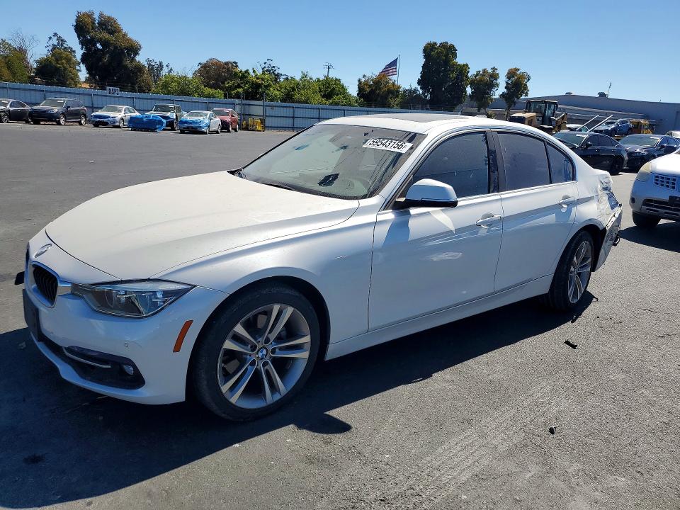 2017 BMW 3 series VIN WBA8B9G55HNU49818 COPART salvage auction — REAR END, CA - SALVAGE CERTIFICATE, sold $5,600 on 2026-07-20 (photo 1)