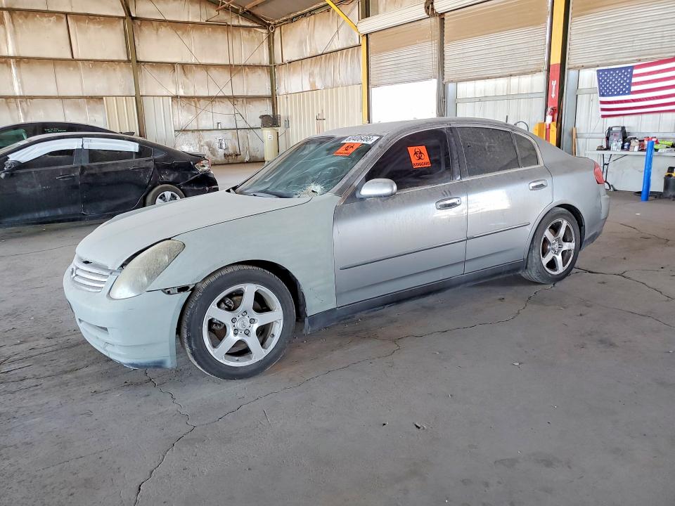 2004 Infiniti G35 VIN JNKCV51E94M618825 COPART salvage auction — INTERIOR BURN, Az - Cert Of Title-Dismantle (P), sold $475 on 2026-07-29 (photo 1)