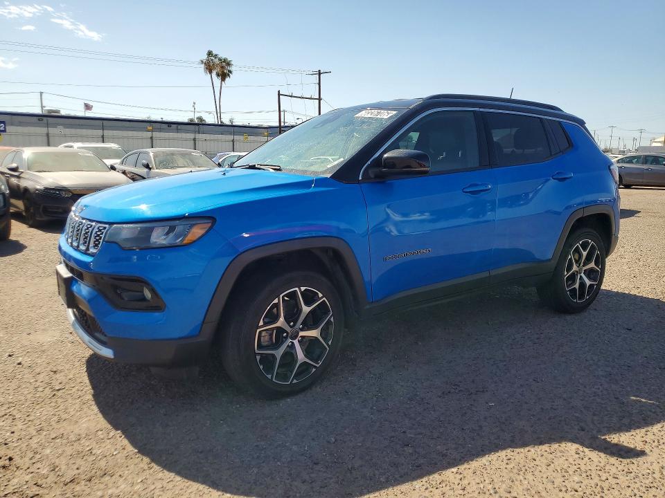 2025 Jeep Compass VIN 3C4NJDCN4ST523111 COPART salvage auction — FRONT END, Mn - Certificate Of Title, sold $8,200 on 2026-07-27 (photo 1)
