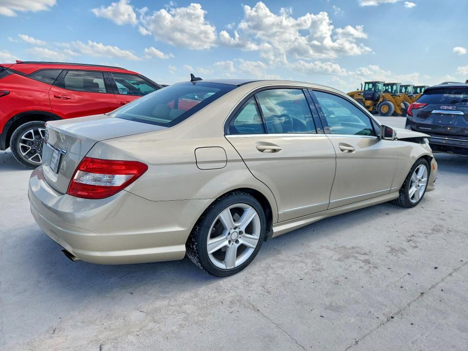 2010 Mercedes-benz C class VIN WDDGF5EB6AR107190 COPART salvage auction — FRONT END, Tx - Certificate Of Title, sold $150 on 2026-07-28 (photo 3)