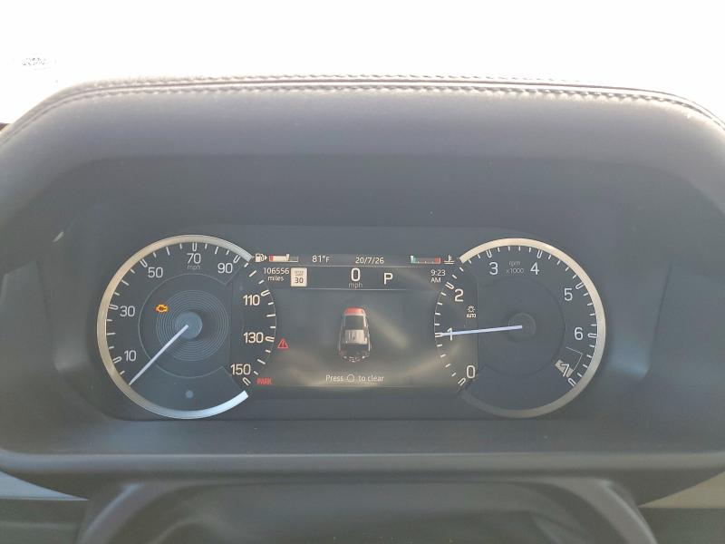 2022 Land rover Defender VIN SALE27RU8N2101158 COPART salvage auction — MINOR DENT/SCRATCHES, Ca - Dis/Dlr/Exp Only Clean Title, sold $10,300 on 2026-07-27 (photo 9)