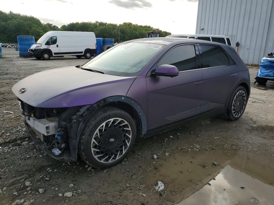 2022 Hyundai Ioniq 5 VIN KM8KRDAF2NU077098 COPART salvage auction — FRONT END, Nj - Cert Of Title-Salvage, sold $11,300 on 2026-08-26 (photo 1)