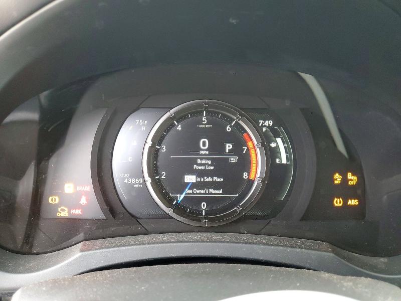 2024 Lexus Is VIN JTHGZ1B21R5079749 COPART salvage auction — FRONT END, Ca - Salvage Certificate (P), sold $13,400 on 2026-07-29 (photo 9)