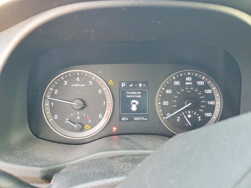 2017 Hyundai Tucson VIN KM8J3CA44HU303104 COPART salvage auction — FRONT END, Oh - Certificate Of Title, sold $1,700 on 2026-07-08 (photo 9)