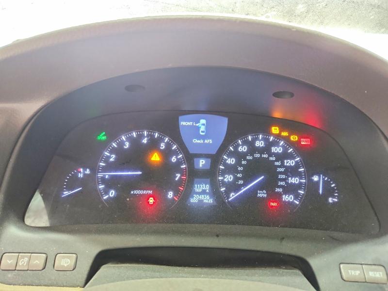 2009 Lexus Ls 460 VIN JTHGL46F195034746 COPART salvage auction — REAR END, Mn - Cert Of Title-Prior Salvage, sold $525 on 2026-07-30 (photo 9)