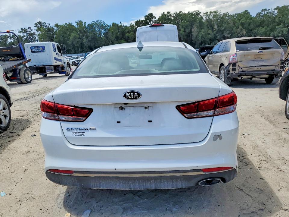 2016 Kia Optima VIN KNAGT4L38G5091614 COPART salvage auction — REAR END, Fl - Certificate Of Title, sold $525 on 2026-07-28 (photo 6)