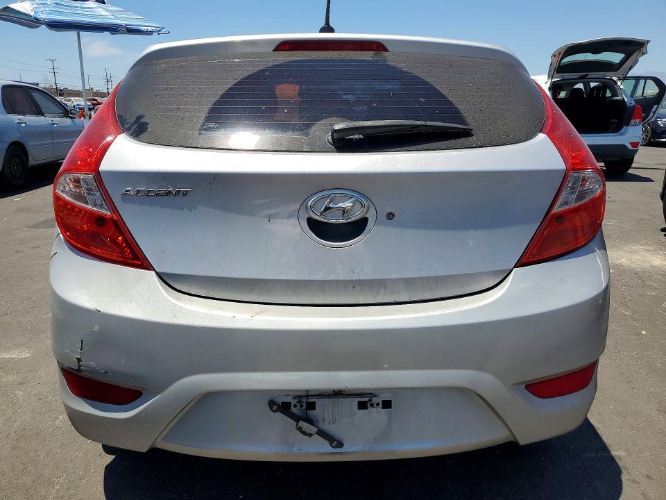 2017 Hyundai Accent VIN KMHCT5AE2HU312025 COPART salvage auction — MINOR DENT/SCRATCHES, CA - DIS/DLR/EXP ONLY CLEAN TITLE, sold $750 on 2026-07-20 (photo 6)