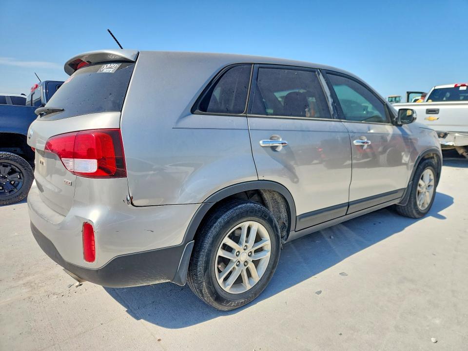 2014 Kia VIN 5XYKT3A69EG425030 COPART salvage auction — FRONT END, Tx - Certificate Of Title, sold $200 on 2026-07-10 (photo 3)