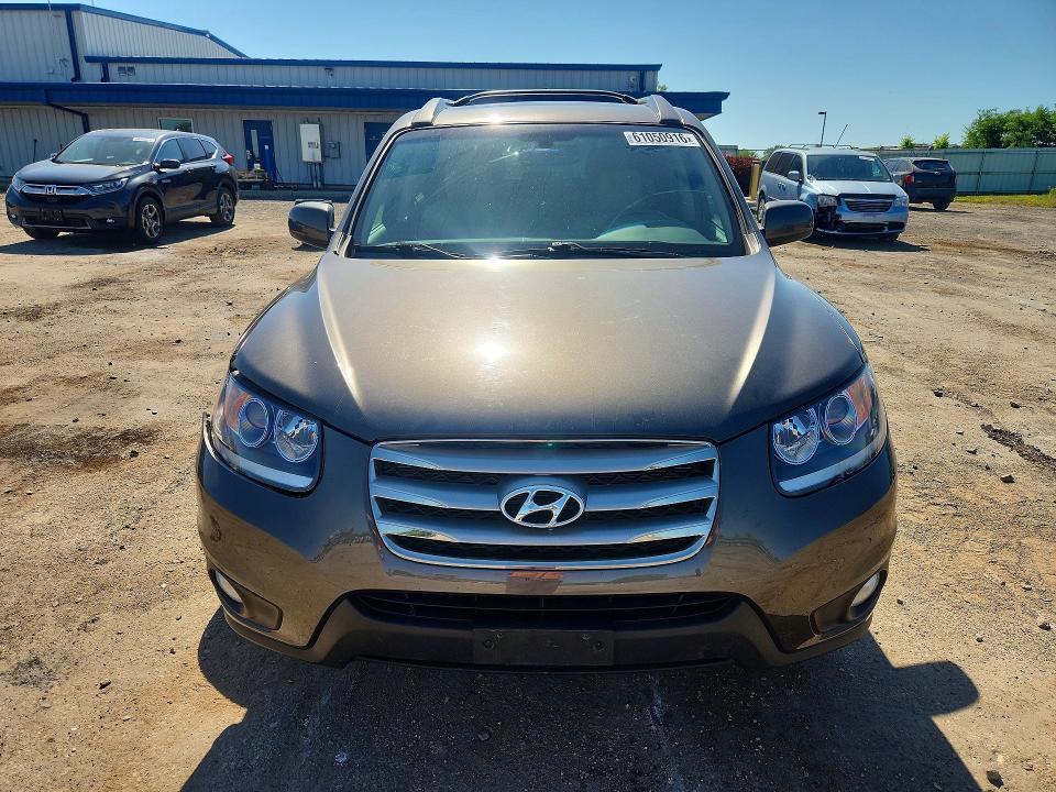 2012 Hyundai Santa fe VIN 5XYZK4AG4CG145903 COPART salvage auction — FRONT END, Wi - Certificate Of Title, sold $2,500 on 2026-07-28 (photo 5)