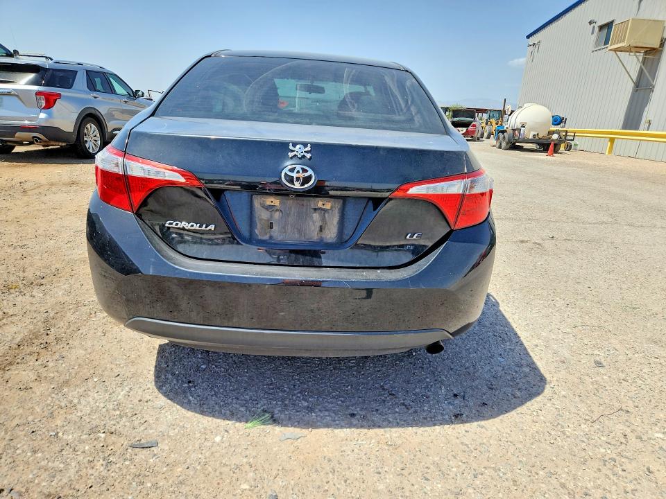 2016 Toyota Corolla VIN 5YFBURHE5GP525704 COPART salvage auction — FRONT END, AZ - CERT OF TITLE - SALVAGE, sold $1,000 on 2026-07-24 (photo 6)