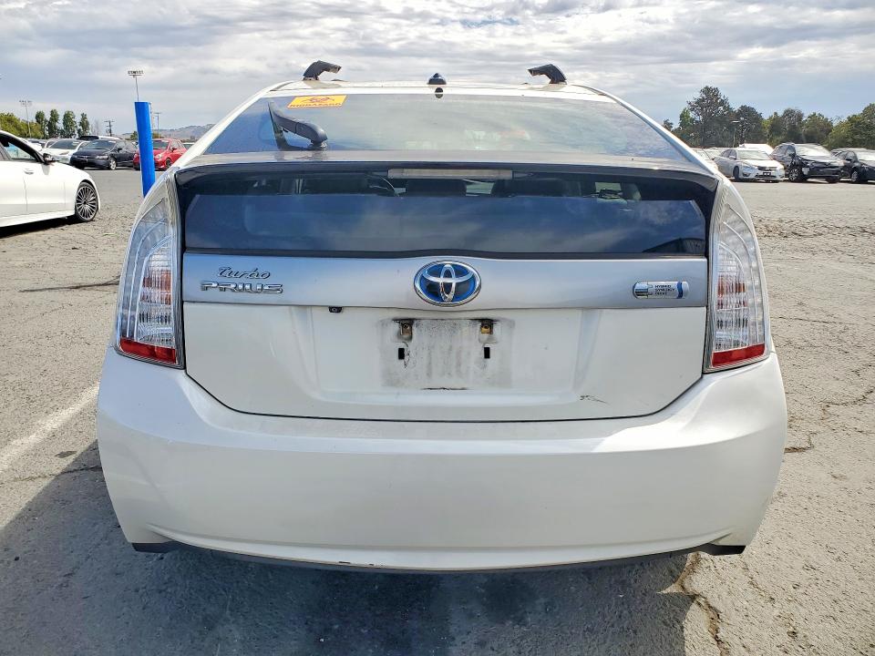 2012 Toyota Prius VIN JTDKN3DP5C3020251 COPART salvage auction — FRONT END, Ca - Salvage Certificate, sold $4,350 on 2026-07-31 (photo 6)