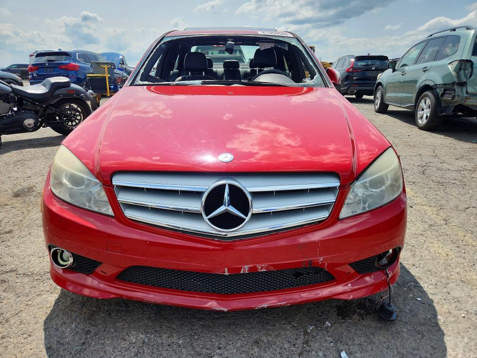 2009 Mercedes-benz C class VIN WDDGF81XX9F267282 COPART salvage auction — SIDE, PA - CERTIFICATE OF SALVAGE, sold $400 on 2026-08-07 (photo 5)