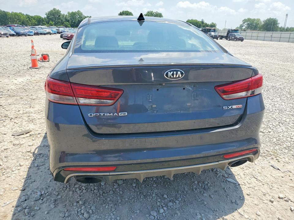 2016 Kia Optima VIN 5XXGW4L28GG090704 COPART salvage auction — MINOR DENT/SCRATCHES, Oh - Certificate Of Title, sold $1,000 on 2026-07-19 (photo 6)