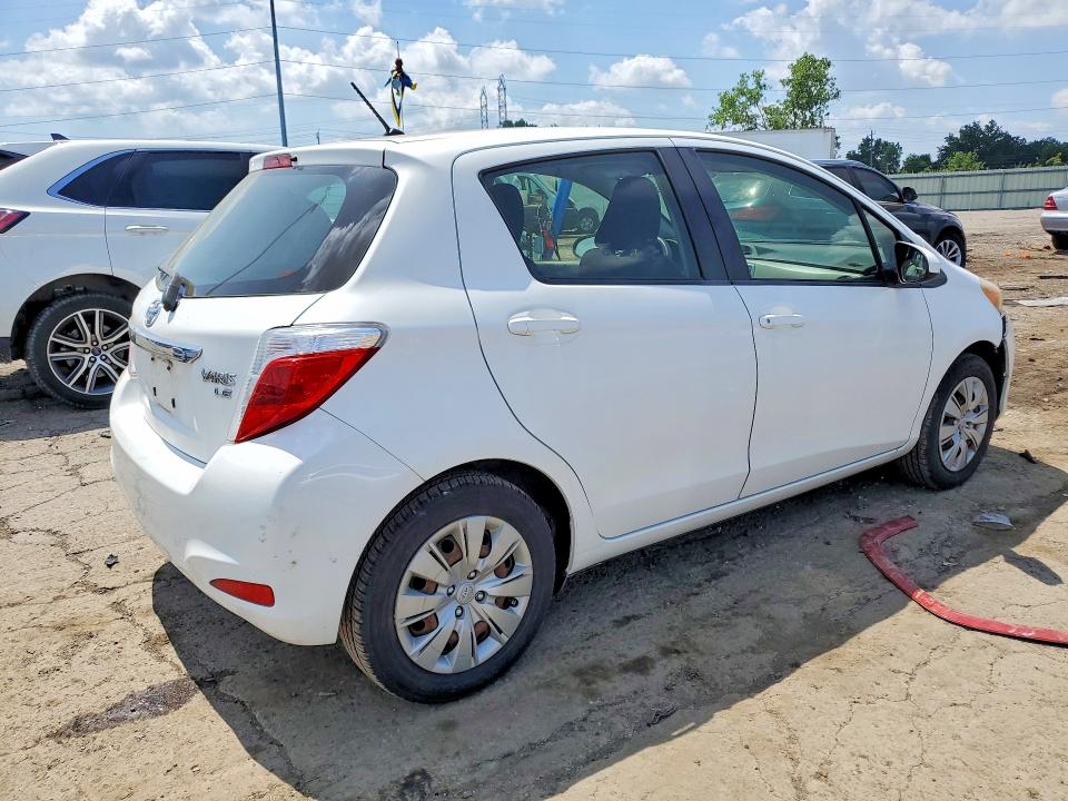 2014 Toyota Yaris VIN JTDKTUD32ED579021 COPART salvage auction — FRONT END, Mi - Certificate Of Title, sold $1,900 on 2026-07-14 (photo 3)