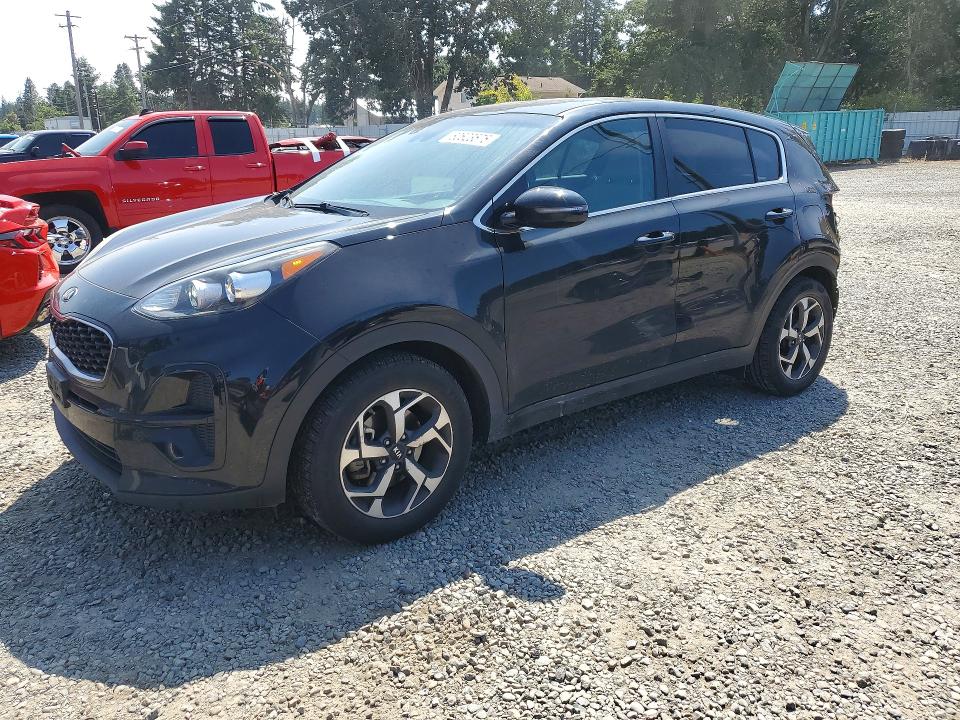 2020 Kia Sportage VIN KNDPM3AC7L7639534 COPART salvage auction — REAR END, Wa - Bill Of Sale, sold $2,150 on 2026-07-17 (photo 1)