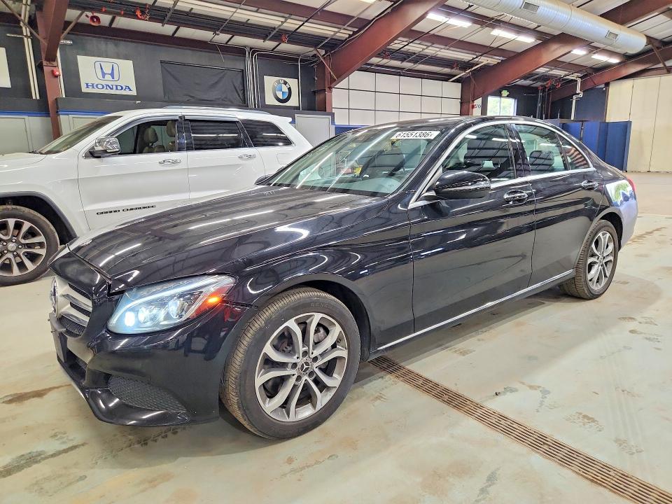 2018 Mercedes-benz C class VIN WDDWF4KB5JR315569 COPART salvage auction — FRONT END, WV - CERTIFICATE OF TITLE (P), sold $6,900 on 2026-07-23 (photo 1)