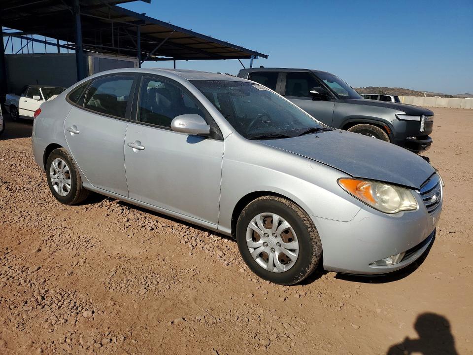 2010 Hyundai Elantra VIN KMHDU4AD8AU070575 COPART salvage auction — FRONT END, AZ - CERT OF TITLE - SALVAGE, sold $900 on 2026-07-16 (photo 4)