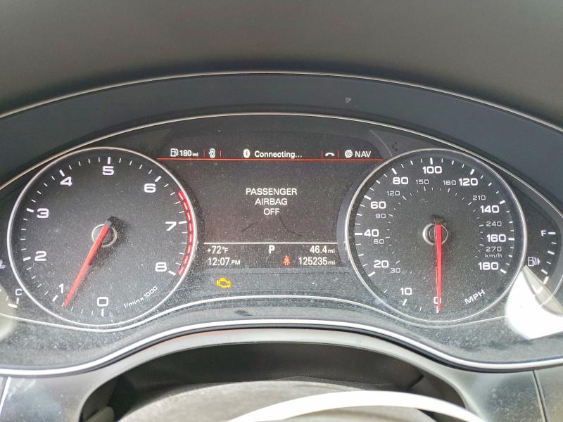 2013 Audi A7 VIN WAUYGAFC7DN083051 COPART salvage auction — FRONT END, Mi - Certificate Of Title, sold $2,000 on 2026-07-10 (photo 9)