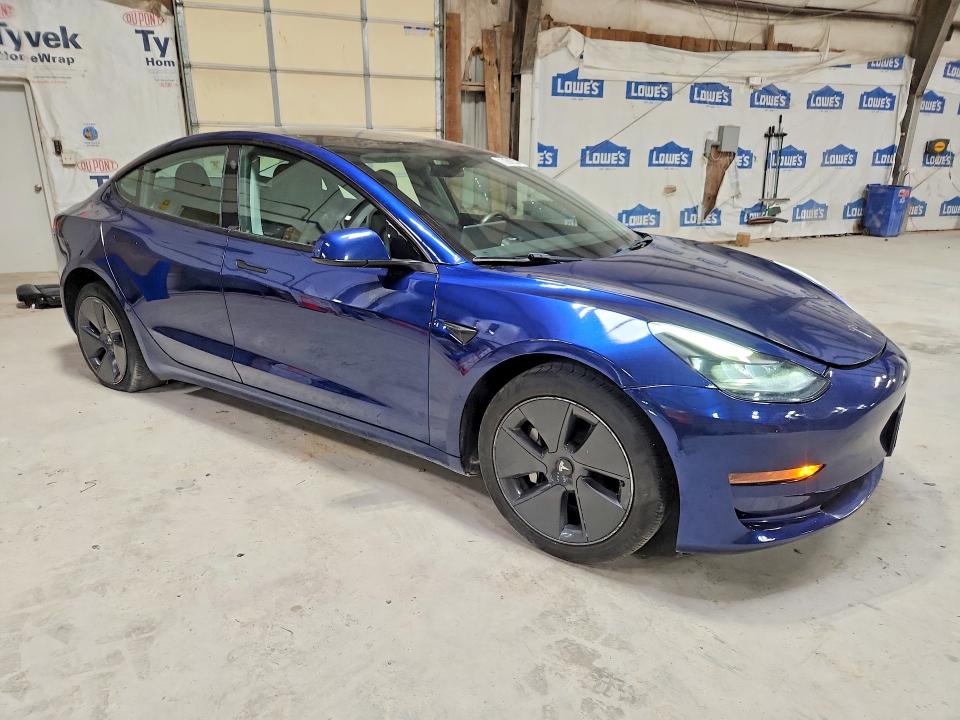 2022 Tesla Model 3 VIN 5YJ3E1EA7NF368853 COPART salvage auction — REAR END, MO - CERTIFICATE OF TITLE, sold $8,600 on 2026-07-15 (photo 4)