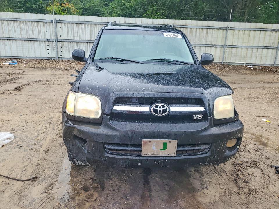 2005 Toyota Sequoia VIN 5TDZT38A35S254528 COPART salvage auction — FRONT END, Fl - Certificate Of Title, sold $40 on 2026-07-31 (photo 5)