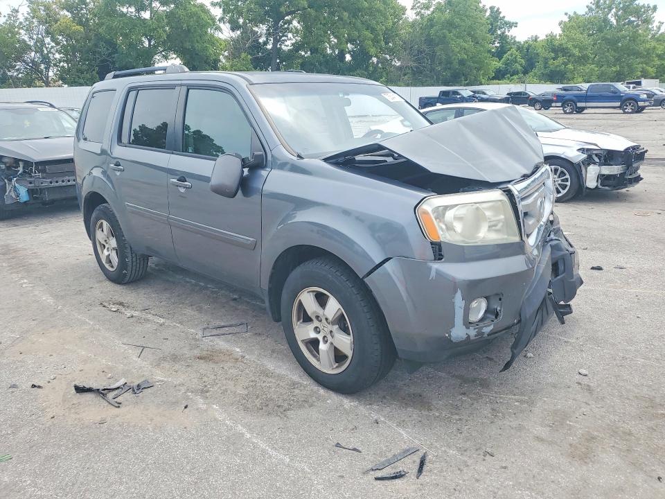 2011 Honda Pilot VIN 5FNYF4H49BB101090 COPART salvage auction — FRONT END, Mo - Certificate Of Title, sold $350 on 2026-07-10 (photo 4)