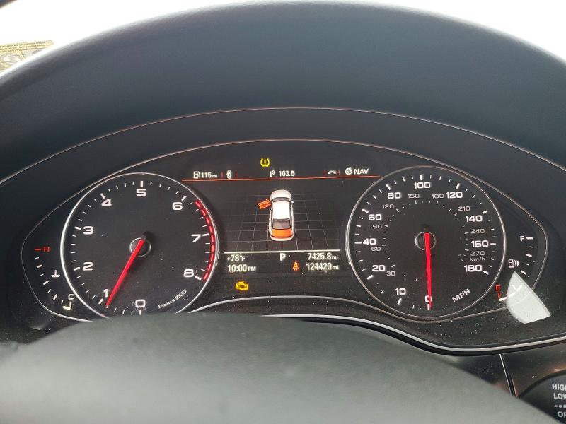 2014 Audi A6 VIN WAUGFAFC9EN124540 COPART salvage auction — REAR END, Va - Certificate Of Title, sold $725 on 2026-07-29 (photo 9)