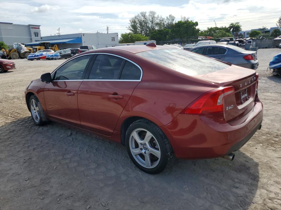 2013 Volvo S60 VIN YV1612FH8D2205019 COPART salvage auction — MINOR DENT/SCRATCHES, Fl - Certificate Of Title, sold $500 on 2026-08-18 (photo 2)