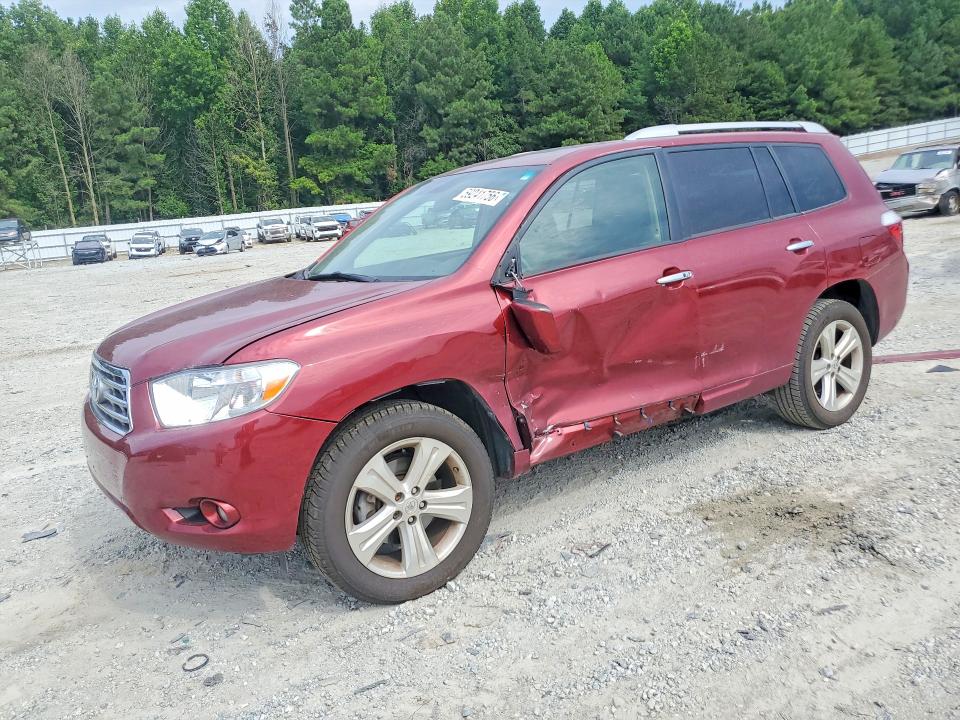 2008 Toyota Highlander VIN JTEDS42A582058691 COPART salvage auction — SIDE, Ga - Cert Of Title-Salvage, sold $275 on 2026-07-29 (photo 1)