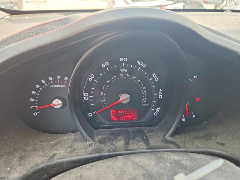2013 Kia Sportage VIN KNDPBCA23D7380815 COPART salvage auction — FRONT END, Pa - Certificate Of Salvage, sold $1,750 on 2026-07-16 (photo 9)