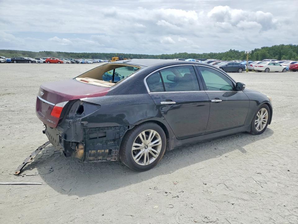 2014 Hyundai Genesis VIN KMHGC4DD4EU261928 COPART salvage auction — REAR END, SC - CERT OF TITLE-SALVAGE, sold $1,150 on 2026-07-27 (photo 3)