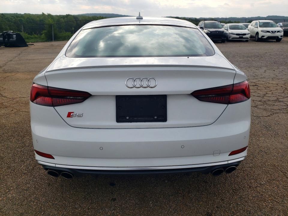 2018 Audi S5 VIN WAUC4CF53JA085043 COPART salvage auction — FRONT END, Salvage Title, sold $7,200 on 2026-08-21 (photo 6)