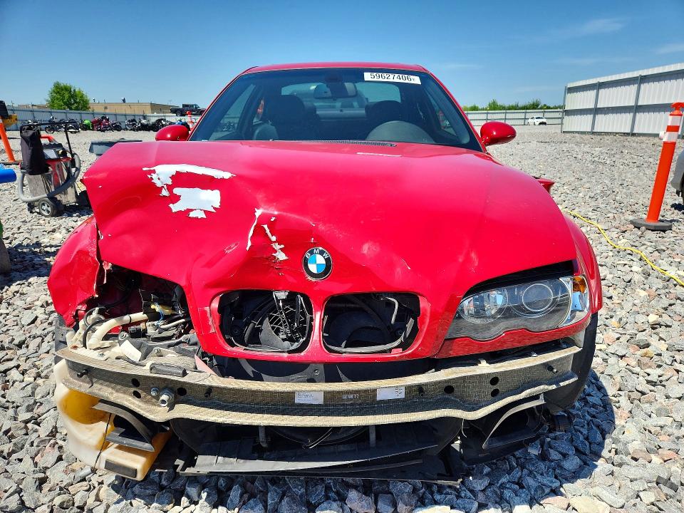 2004 BMW M3 VIN WBSBL93484PN56811 COPART salvage auction — FRONT END, Mi - Certificate Of Title, sold $5,800 on 2026-07-27 (photo 5)