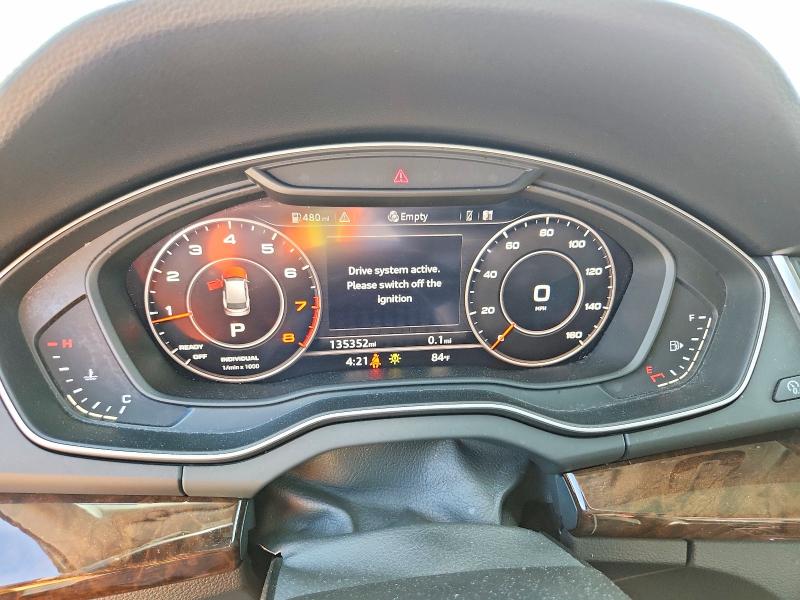 2018 Audi Q5 VIN WA1BNAFY8J2229491 COPART salvage auction — FRONT END, Ny - Mv-907A Salvage Certificate, sold $4,500 on 2026-07-22 (photo 9)