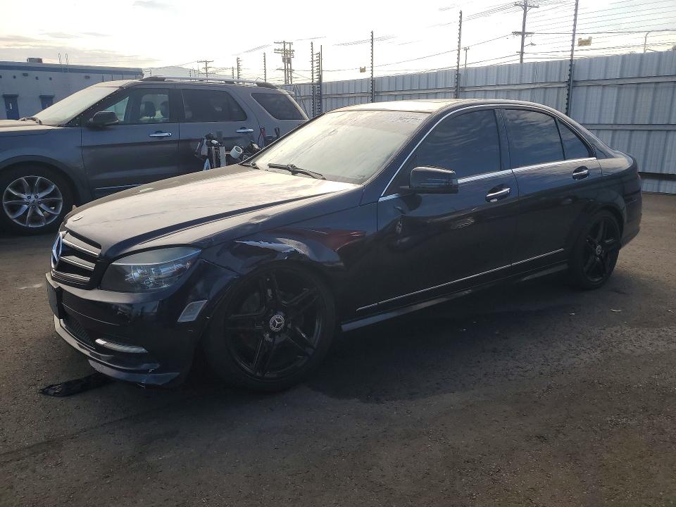 2011 Mercedes-benz C class VIN WDDGF5EB4BA445459 COPART salvage auction — FRONT END, CA - SALVAGE CERTIFICATE, sold $575 on 2026-07-29 (photo 1)