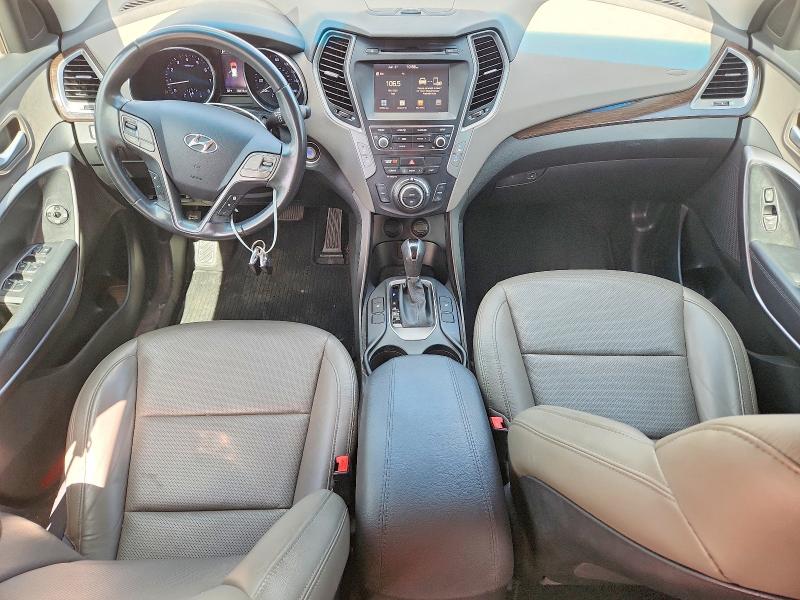 2017 Hyundai Santa fe VIN 5XYZU3LA4HG380743 COPART salvage auction — REAR END, Al - Cert Of Title-Salvage Title, sold $2,950 on 2026-07-14 (photo 8)