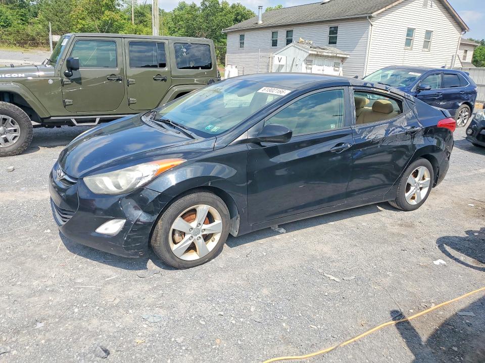 2013 Hyundai Elantra VIN 5NPDH4AE3DH167294 COPART salvage auction — SIDE, Pa - Cert Of Title, sold $625 on 2026-07-28 (photo 1)